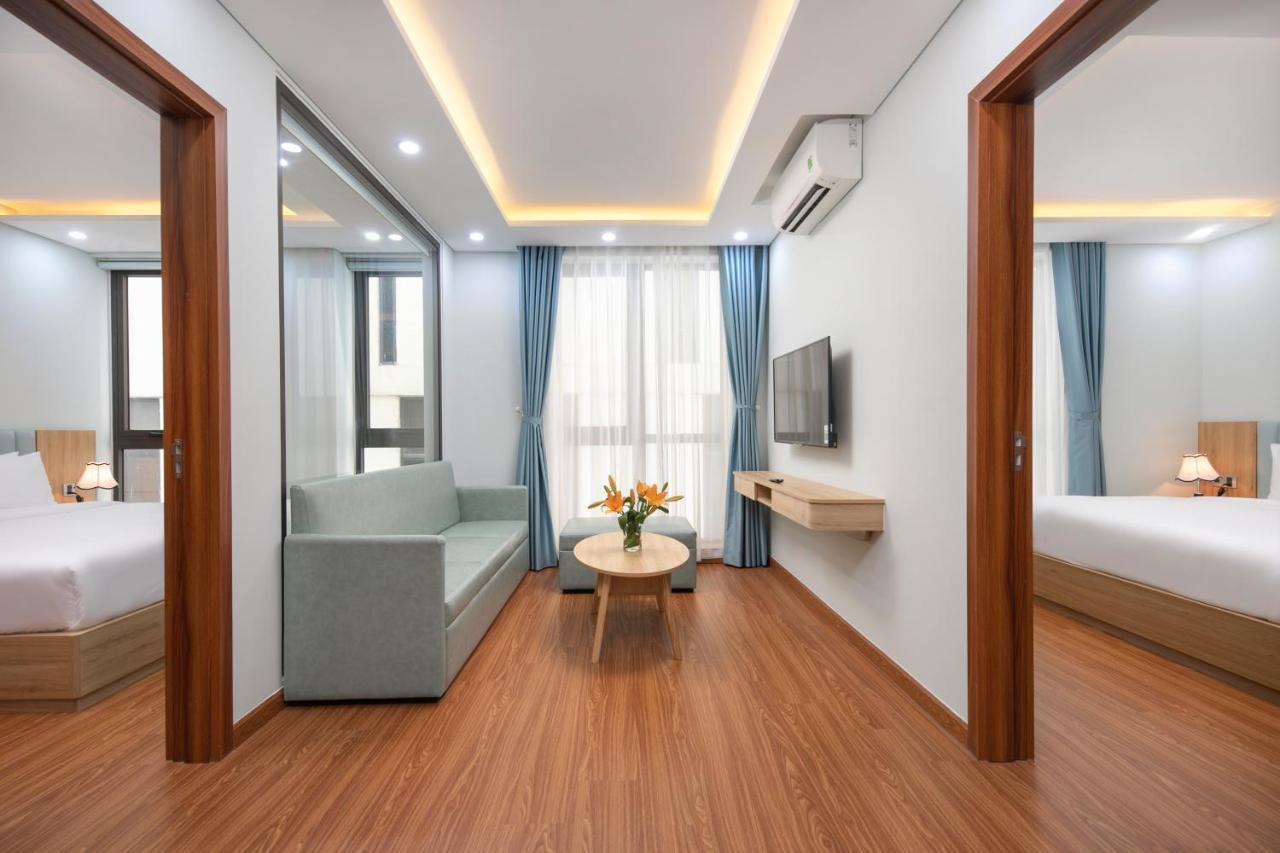 Hummer Hotel & Apartment Da Nang Beach Bagian luar foto