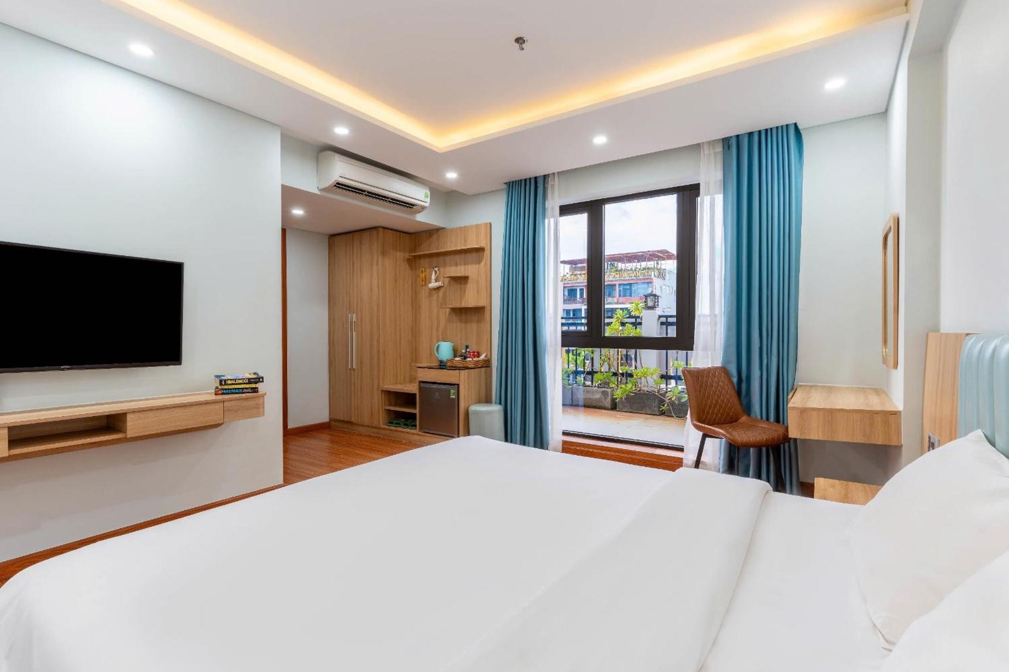 Hummer Hotel & Apartment Da Nang Beach Bagian luar foto